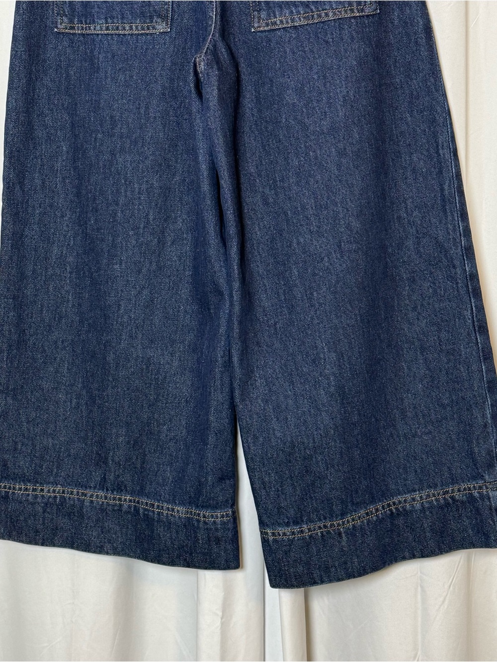 Aligne Miles Denim Culotte Jeans Dark Wash Wide Leg Size 24 NWT - Picture 9 of 14